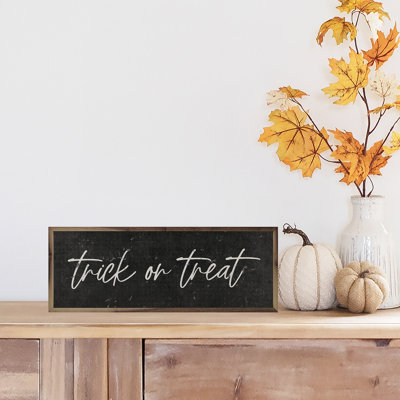 Simple Trick Or Treat Black