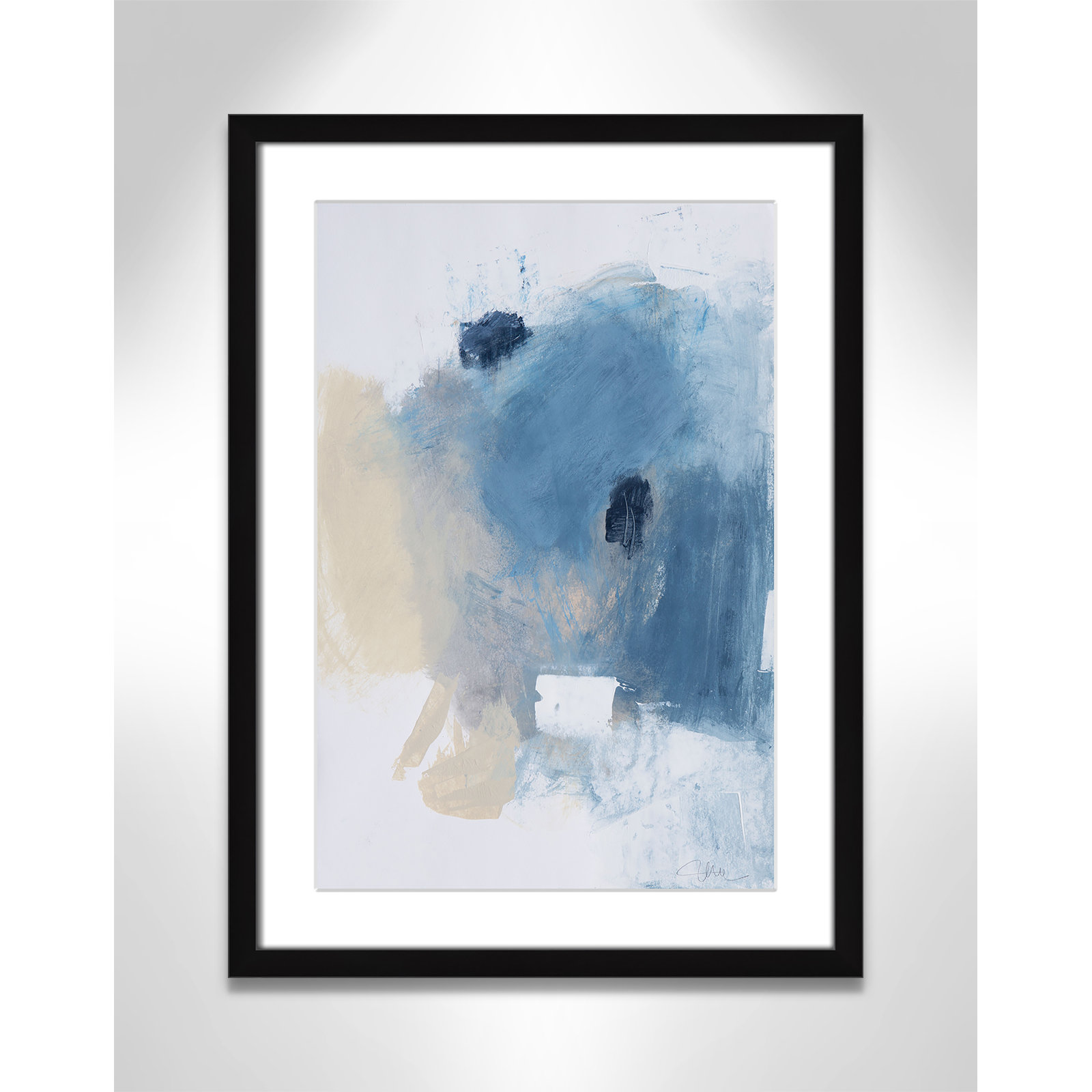 Coastal Carnival Collection "Coastal Carnival I" Print, Black Single Picture Framed Paper, White, 23" H x 17" W x 1.25" D