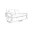 Chaise longue en bois massif de style luxueux