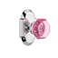 Cottage Plate with Waldorf Pink Door Knob-2048462543