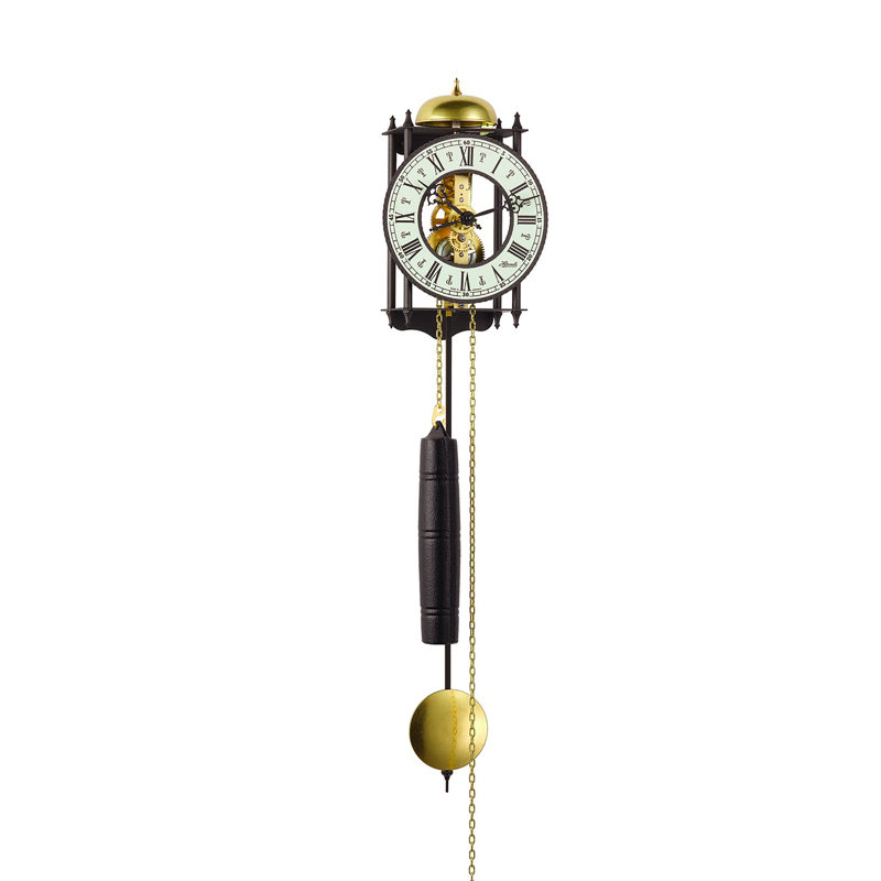 Norsworthy Metal Wall Clock, Brown
