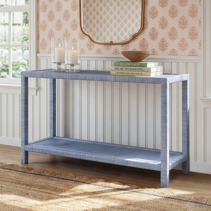 Graham 50'' Console Table, Sea Glass