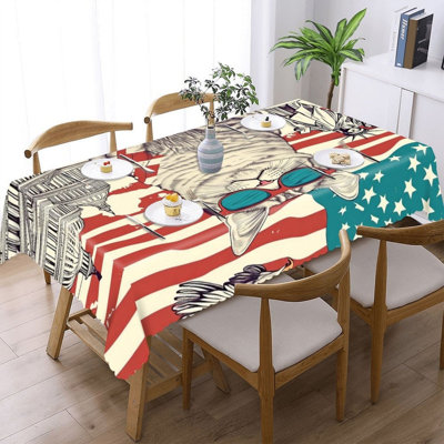 Nappe Cat & Patriotic Landmark Juneteenth 60 "x 120"