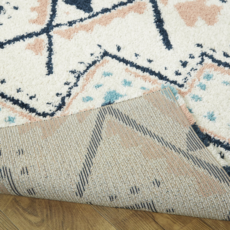 Tapis à poils longs Arnet Southwestern, Rectangle 5 pi 3 po x 7 pi