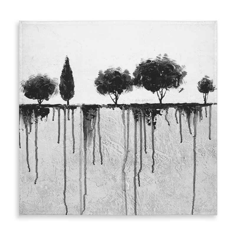 Ink Bleeding Trees Tablecloth | Indoor Outdoor Home Decor