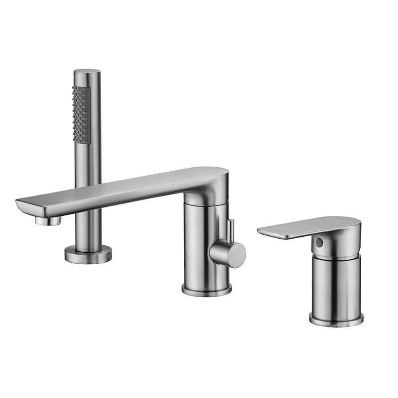 Robinet de baignoire simple, Nickel brossé