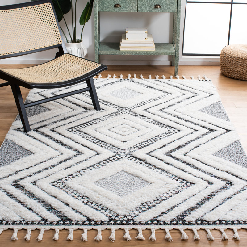 Ulmer Tassel Shag Performance Southwestern Rug