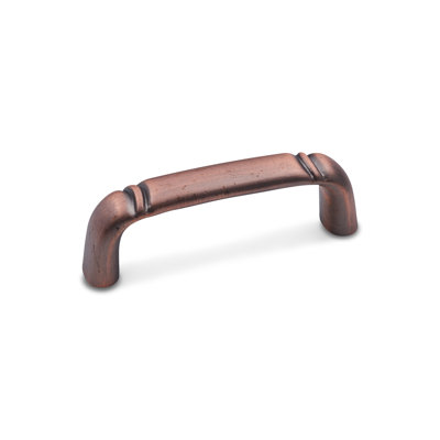 Smooth 3" Pull with Curved Lines at End CP Series