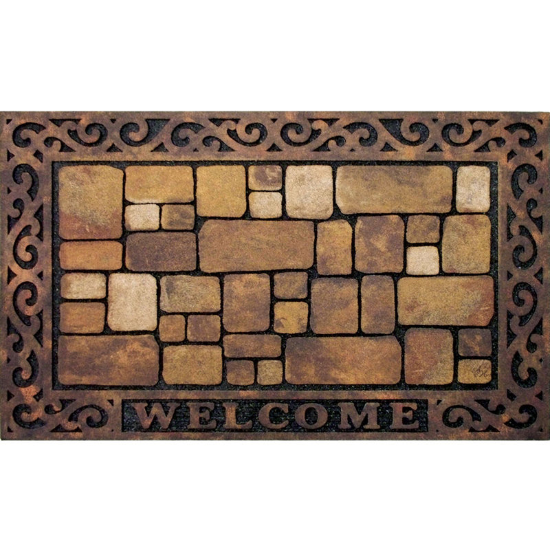 Elfrieda Non-Slip Outdoor Doormat