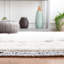 Tapis blanc / gris clair Lucia