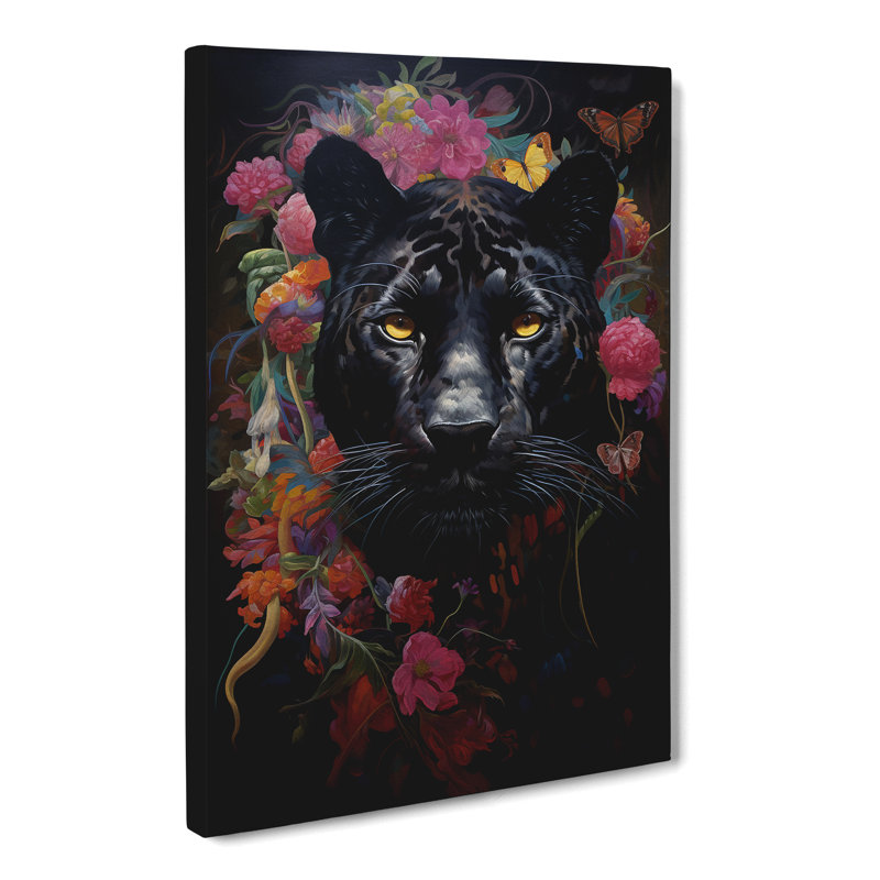 Panther Renaissance - Wrapped Canvas, 60cm H x 40cm W x 3cm D