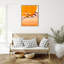 «Birds at Sunset» par Maupin, reproduction d'art sur toile encadrée-835043944
