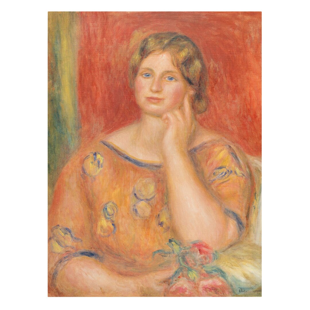 Leinwandbild Frau Osthaus von Auguste Renoir