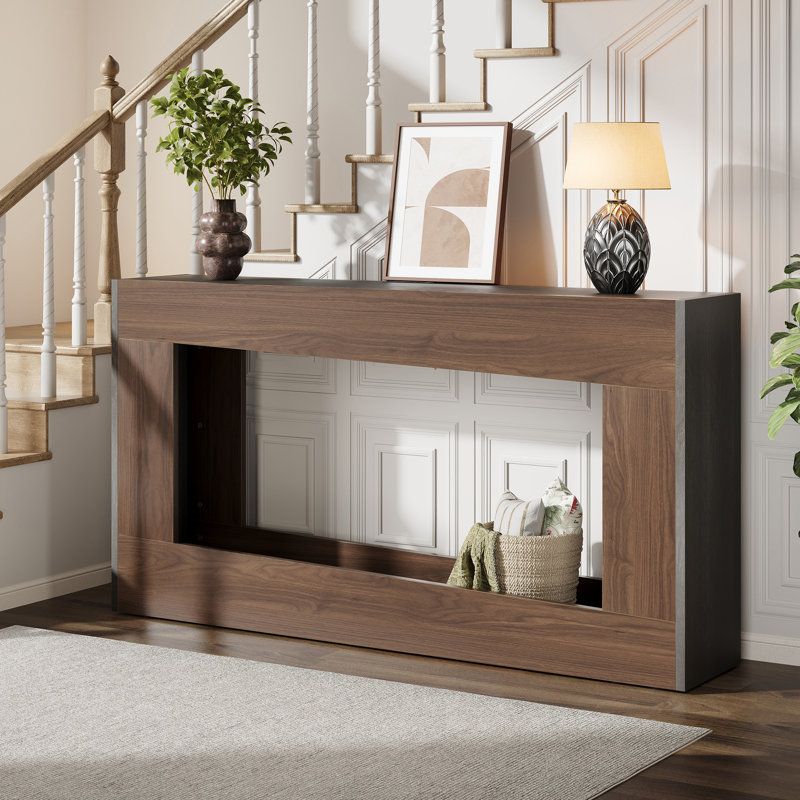 Console Vividwood de 63 pouces, Espresso antique
