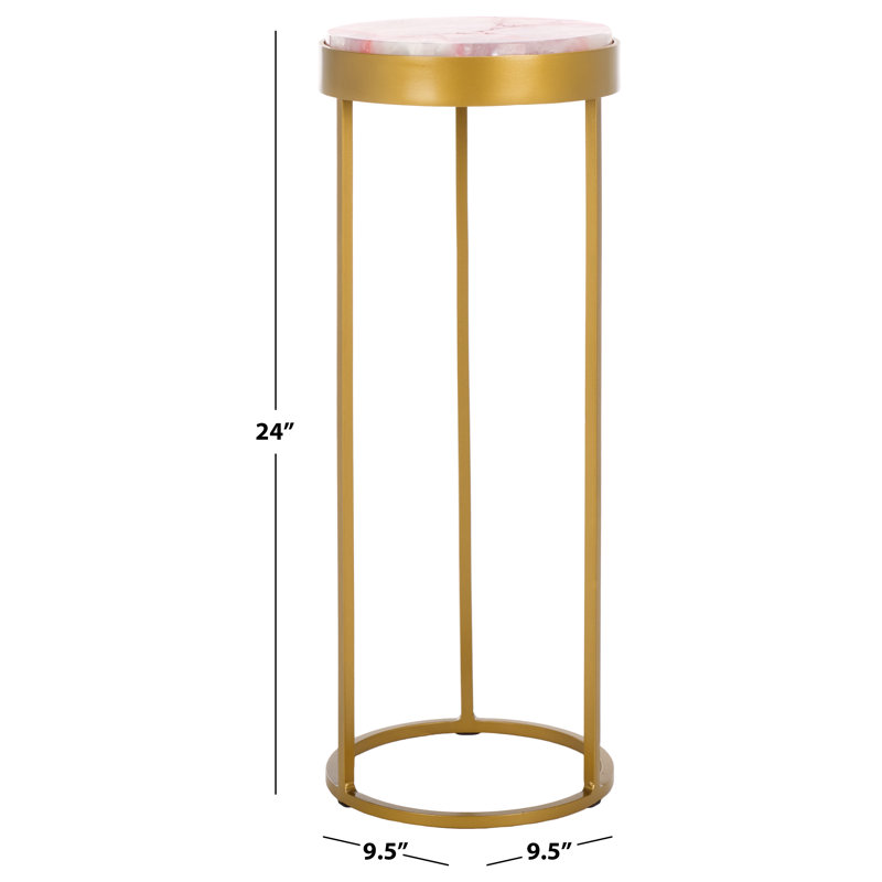 Shaelin Stone Top End Table