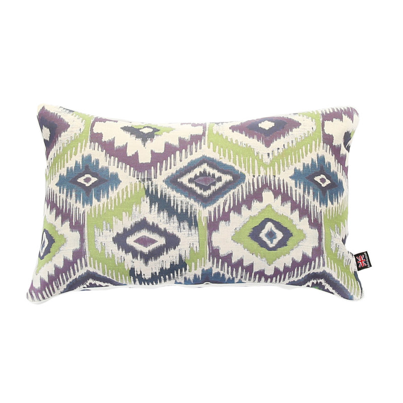 Chelsea Geometric Rectangular Cushion, Purple