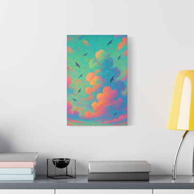 Apel Single Picture Frame Print on Canvas