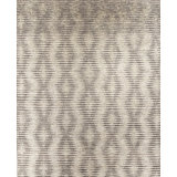 Xerxes Geometric Hand-Knotted Wool Beige Taupe Area Rug