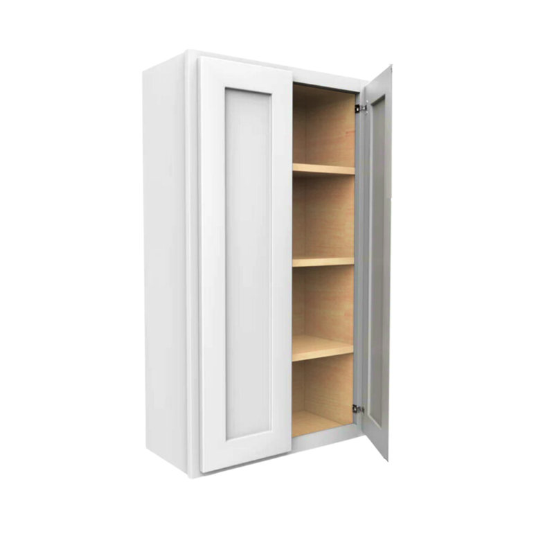 Armoire murale standard prête à assembler, L 27 po, Blanc cassé