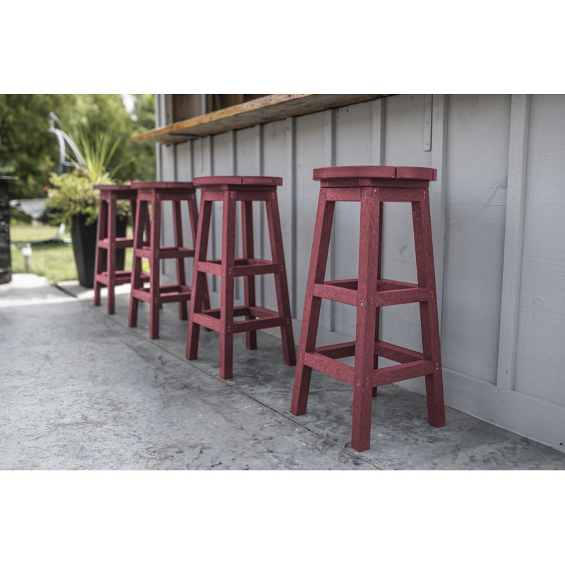 Captiva Casual Outdoor Stool, Bordeaux