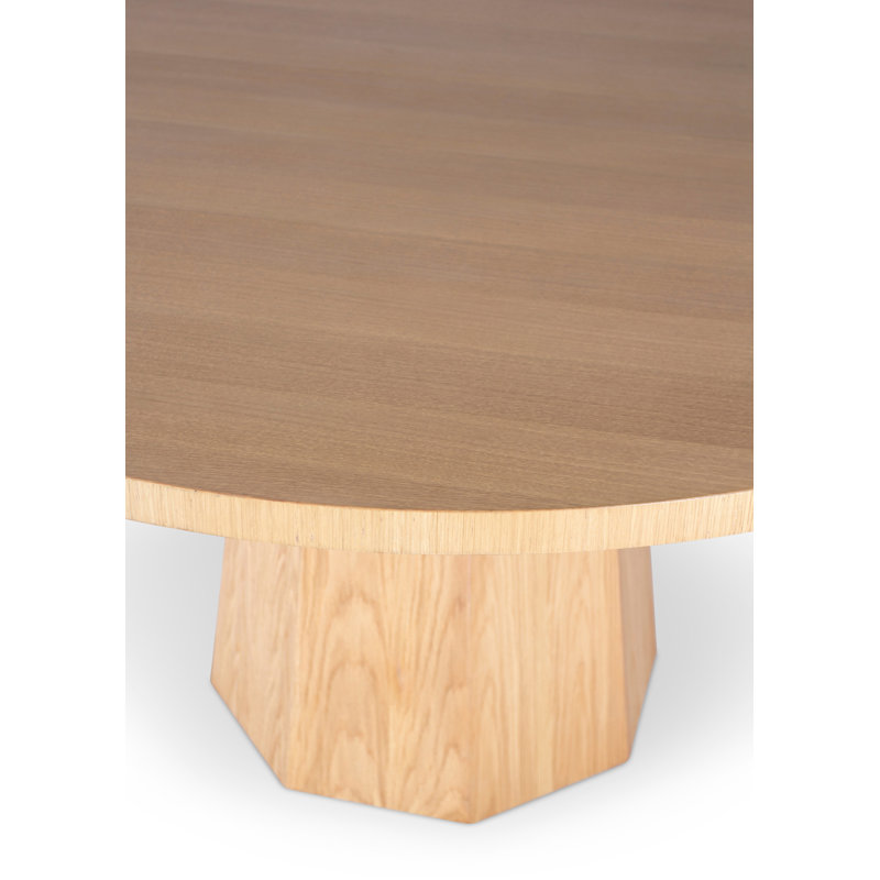 Fairwinds 60" Round Dining Table, White Oak