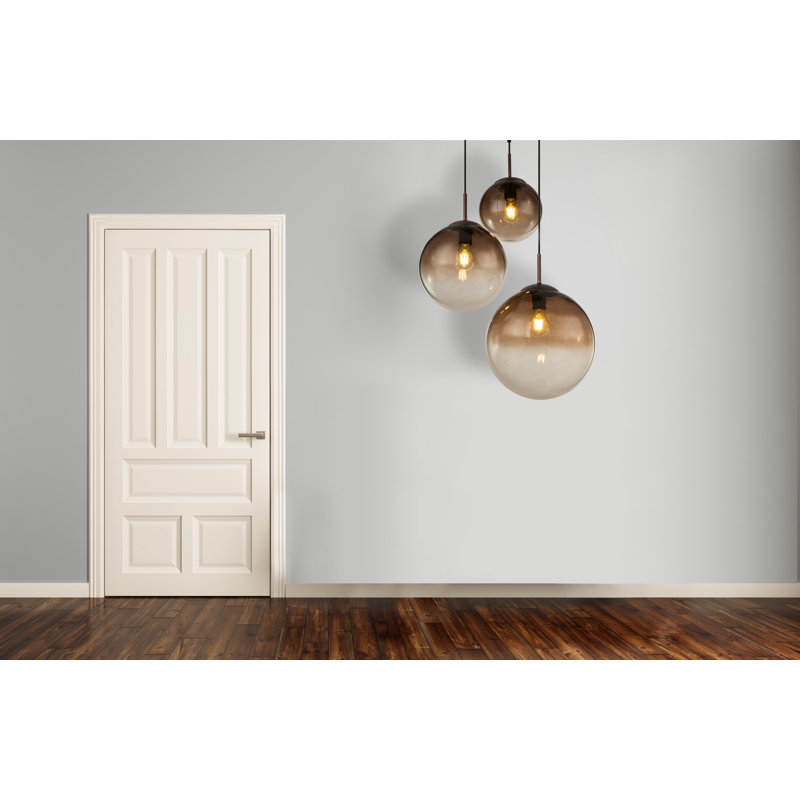 Greenway 3-Light Cluster Pendant, Black