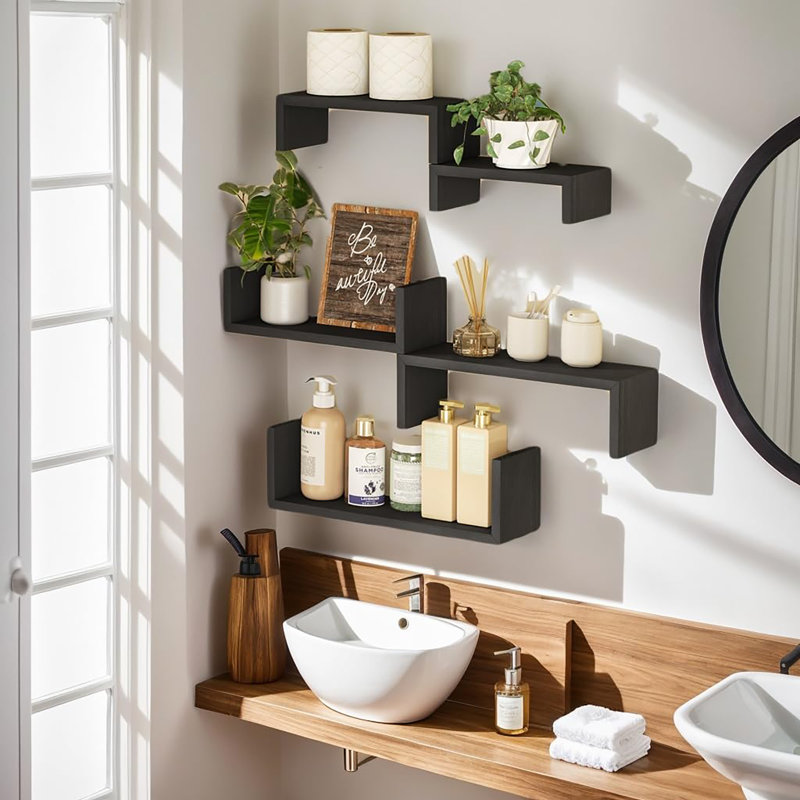 Floating Shelf, Black