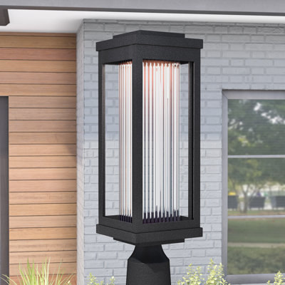 Tête de lanterne DEL câblée à 1 lumière H 16,5 po Ardisj