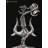 4 Inch Small Stylized Trishul on Green Aventurine Gemstone Base