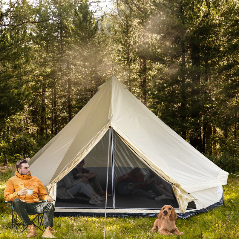 Tente campagnarde pour 10 personnes Outsunny