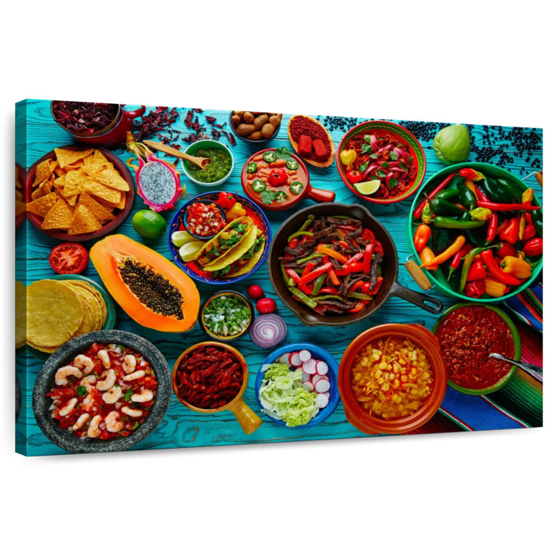 Yarlin Mexican Food Mix, 20" H x 30" W