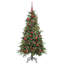 Artificial Hinged Christmas Tree Green PE and PVC-430575874-430575901