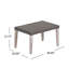 Fauteuil en bois et osier Hampton