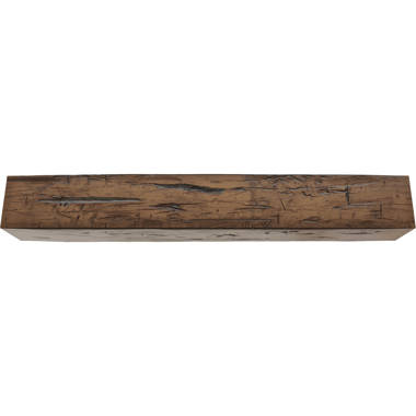 PCI Enterprises Hand Hewn Faux Wood Fireplace Mantel Hand Carved Wood  Fireplace Mantel - Wayfair Canada