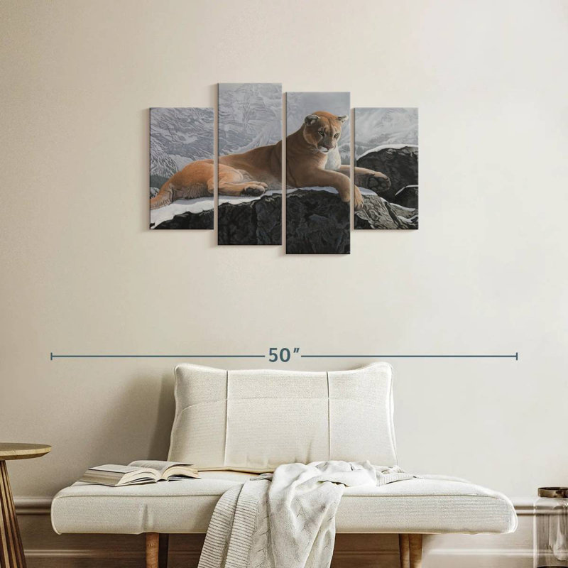 Brampt Alpine Hunter, 22" H x 36" W