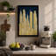 Nocturne Skyline Art Deco - Wrapped Canvas-1031789098-1031789103
