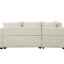 En forme de L 82,6 po avec lit escamotable et fonction de canapé modulaire beige et électrique, Nuance-1167045364