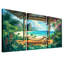 Ensemble de 3 toiles tropicales-1728582936