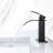 Bathroom Faucet With Waterfall Spout And Single Handle, Stainless Steel, Matte Black Shade-124831569
