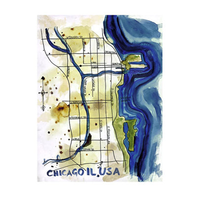 «City Tour IV» par Janice Aron - impression sur toile