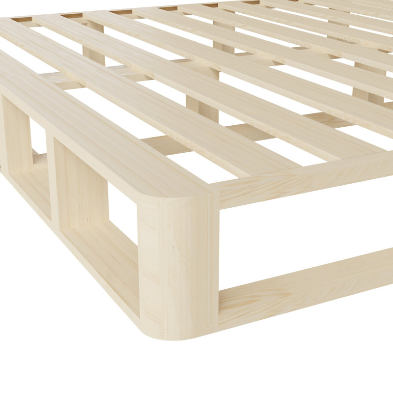 Split Wooden Box Spring / foundation for Mattress Support, Fully Assembled, Queen, Standard Profile (8")