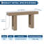 160cm Solid Wood Console Table-64867673-64867675