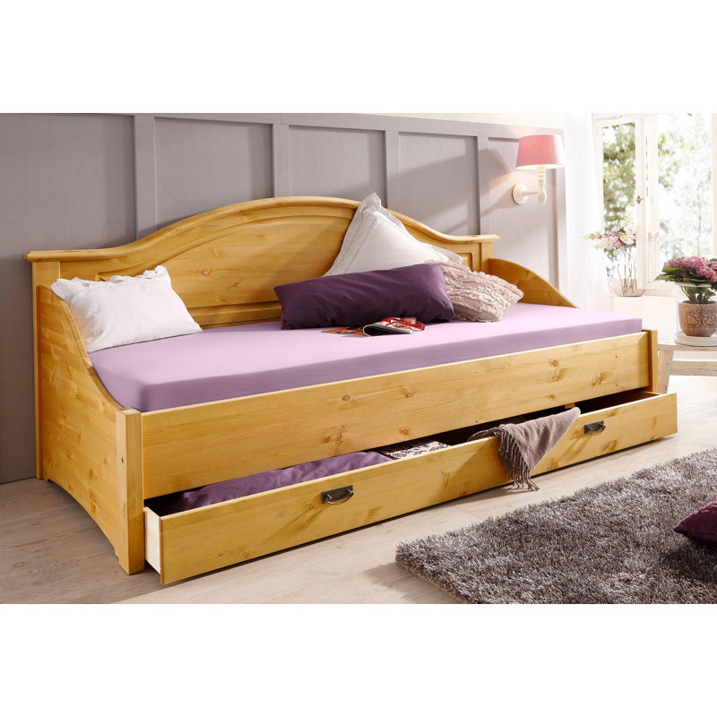 Demorest Underbed Storage Drawers, Natural Brown Oil