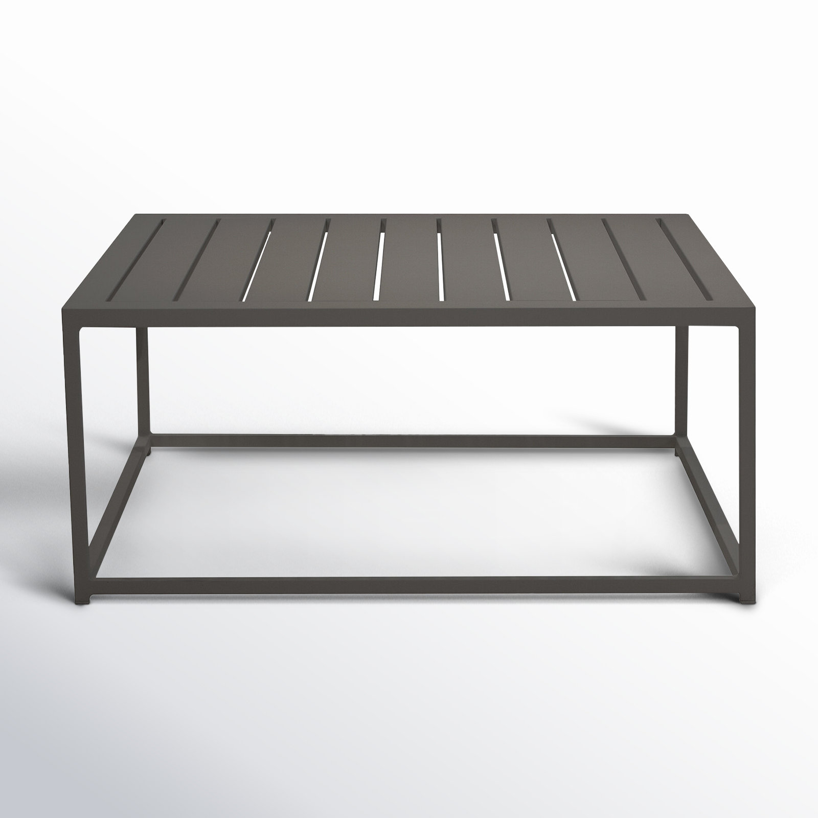 Marselia 36'' Outdoor Side Table, Gray