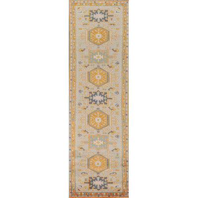 Handmade Traditional  Wool Runner Rug 3x11