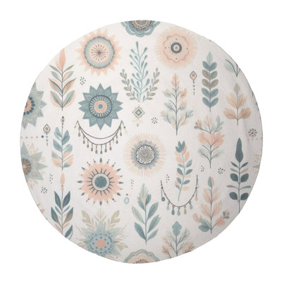 Gentle Boho Whispers Braided Rug