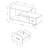 48 Inch Tv Console, White Marble Look Surface Pattern And Storage Functionality For Bedroom & Living Room Contemporary Stand, Texture Design Facility