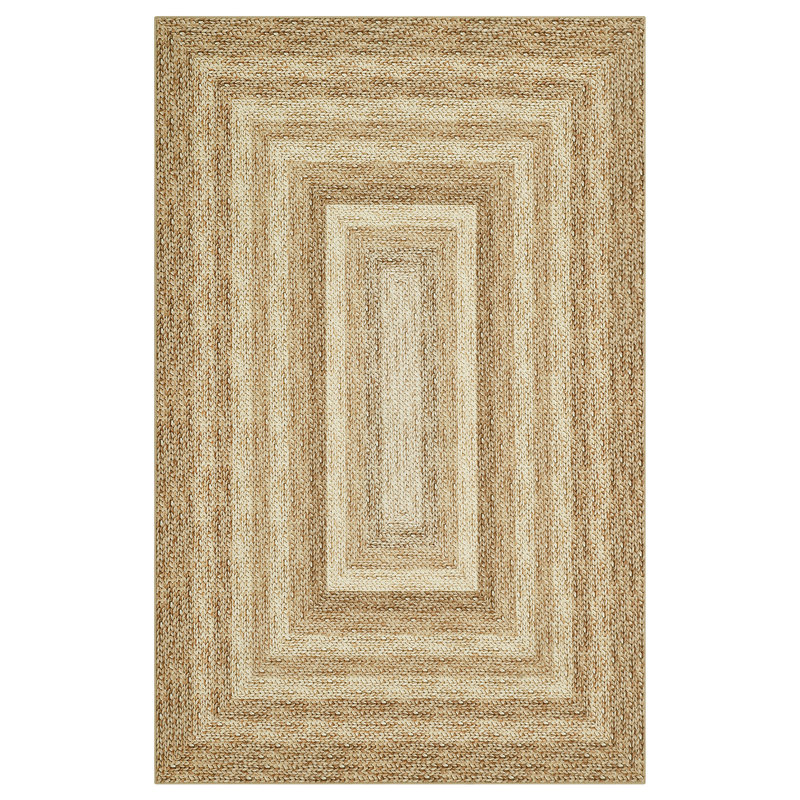 Machine Washable Rugs Braided Print Hallway Area Rugs Non-Slip Modern Geometric Soft Non-Shedding Kitchen for Bedroom