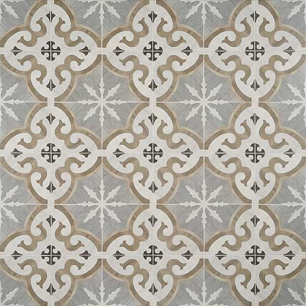 Delancey 8 in. x 8 in. Matte Porcelain Tile, Oak