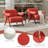 Modern Upholstered Accent Armchair Living Room Chair with Sherpa Arms, Orange Sherpa Fabric-76268231